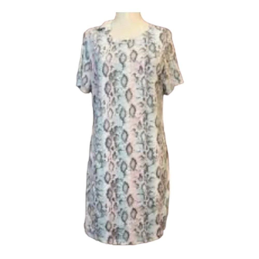 2 LV Snake Print Dress. Multi Colors. (Gray Pink Green White  Sz S